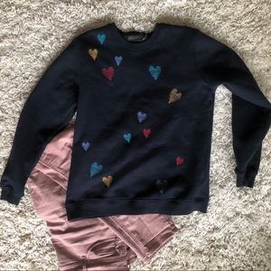 Sugarhill Sweatshirt with Heart Embroidery 💕